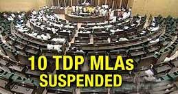 TDP legislators suspended from Telangana assembly 1 09mla_suspended