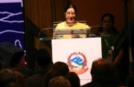 $4 bn pledged for Nepal's rebuilding; India tops with $1 bn 1 26sushma_in_nepal