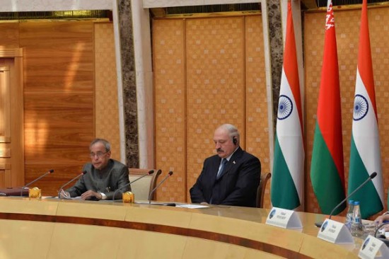 Mukherjee visit : India extends $100 mn line of credit to Belarus 1 pranab-loc