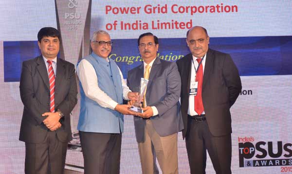 POWERGRID bestowed with the D& B PSU Award 1 28powergrid_award