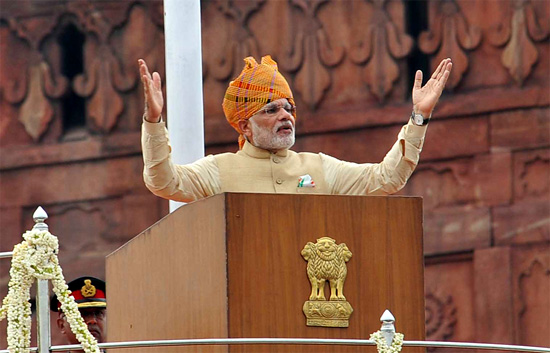 Determined to end termite of corruption : PM Modi 1 PM Narendra Modi addressing the Nation on the occasion of 69th Independence Day from the ramparts of Red Fort in Delhi