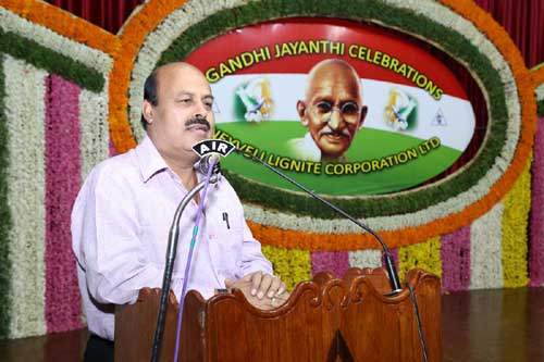 NLC celebrates 146th birth anniversary of Mahatma Gandhi 1 03nlc_celebrate