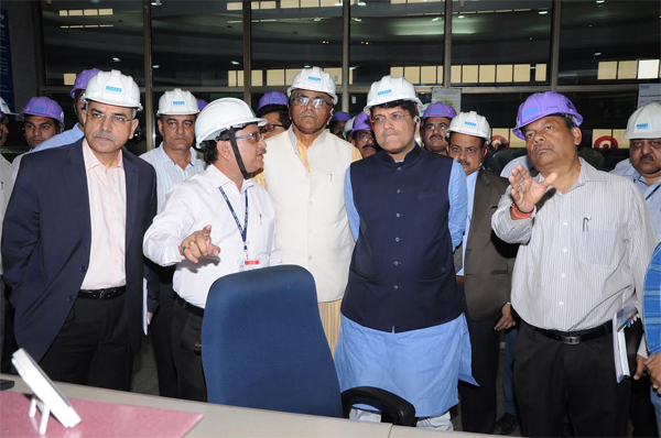 Minister Piyush Goyal visits Indira Gandhi Super Thermal Power Plant 1 28power_min_ntpc