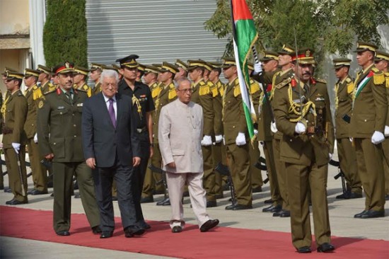 India announced projects worth $17.9 mn for Palestine 1 pranab-palestine1