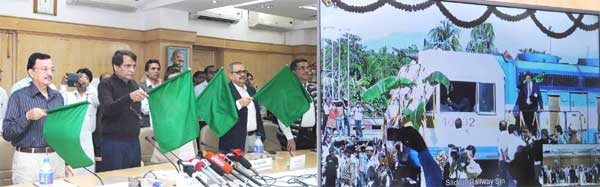 Prabhu flags off first Silchar-Guwahati broad gauge train 1 21new_train_flags