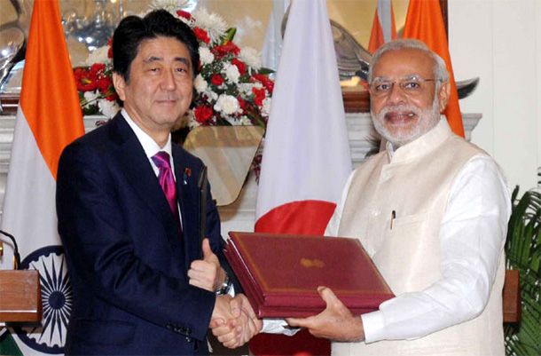 India, Japan sign agreements on nuclear energy, bullet train 1 abe-modi