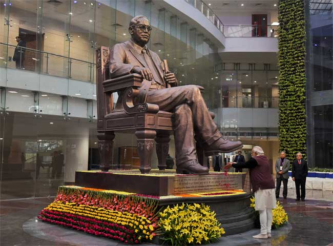 Modi urges officers to take postings in backward districts 1 06ambedkar statue