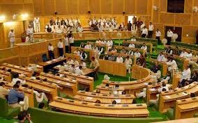 Protests over J&K Assembly speaker attending PDP-BJP meeting 1 09jk assembly