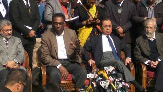 Four SC judges complain top court not in order 1 12supreme court judges