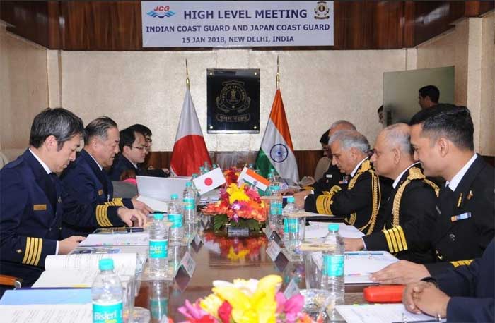 High level meeting & joint exercises between Indian and Japan Coast Guards 1 16india japan meeting