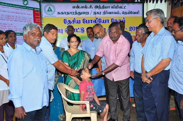NATIONAL PULSE POLIO PROGRAMME – 2018 at NLC 1 29nlc polio abhiyan
