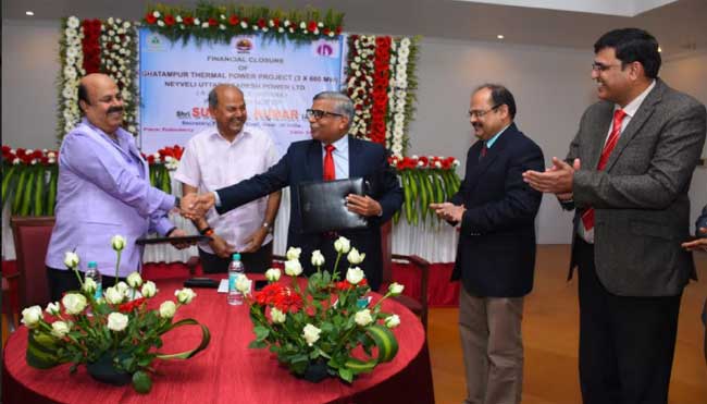 FINANCIAL CLOSURE OF GHATAMPUR THERMAL POWER STATION OF NUPPL 1 31nlc mou