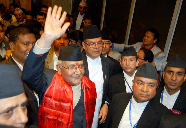 Oli to be appointed Nepal PM 1 15oli new pm nepal