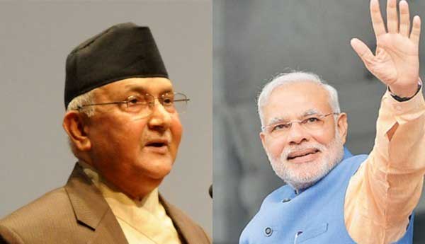 Modi congratulates Nepal's Oli, invites him to India 1 16modi oli