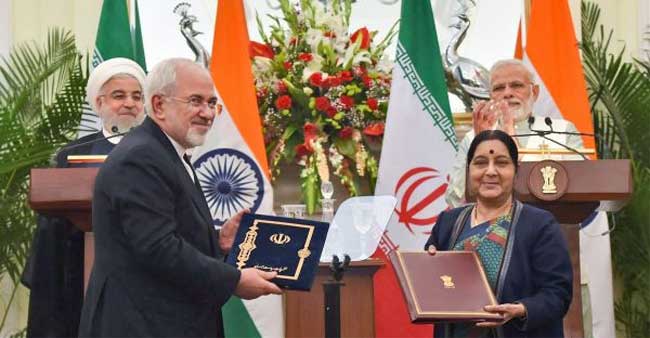 India, Iran sign nine agreements, agree to stop terror forces 1 18india iran mou