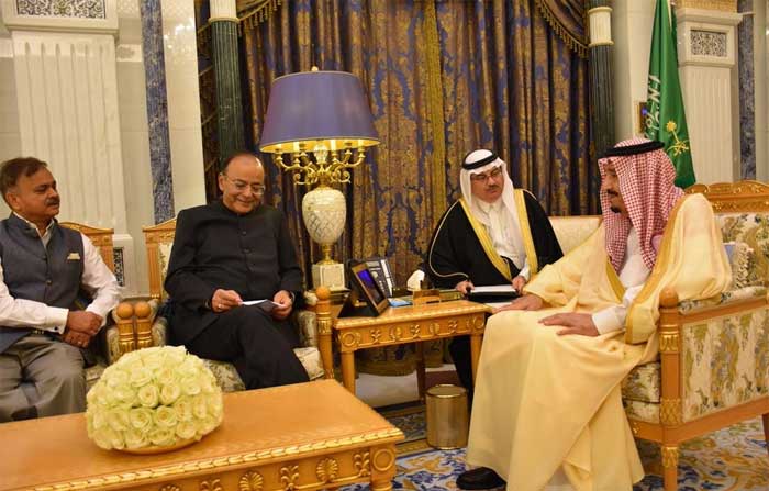 Jaitley meets Saudi King Salman 1 19jaitley with saudi king