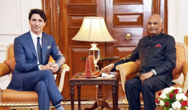PRIME MINISTER OF CANADA CALLS ON THE PRESIDENT 1 24pres with pm canada
