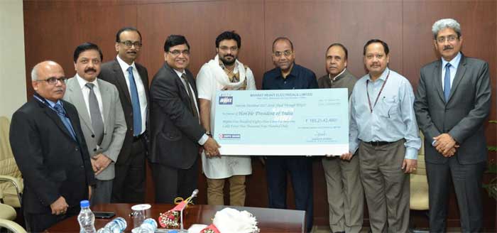 BHEL pays 40% Interim Dividend on enhanced equity capital, post-bonus, for fiscal 2017-18 1 28bhel dividend
