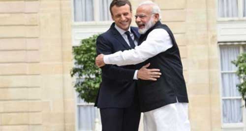 Modi's global solar ties set to brighten with Macron push 1 07modi macron