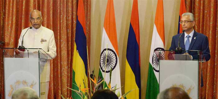 Mauritius sign MoUs for reviving Nalanda University, instituting Ayurveda chair at University of Mauritius India 1 12kovind with pm mauritius
