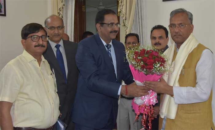 CMD, NHPC meets Hon’ble Chief Minister of Uttarakhand 1 16cmd nhpc with cm uttarakh