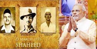 Modi pays tribute to Bhagat Singh, Rajguru, Sukhdev 1 23modi tribute