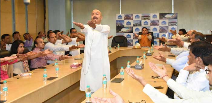 YOGA & MEDITATION SESSION AT NBCC 1 23nbcc yoga day