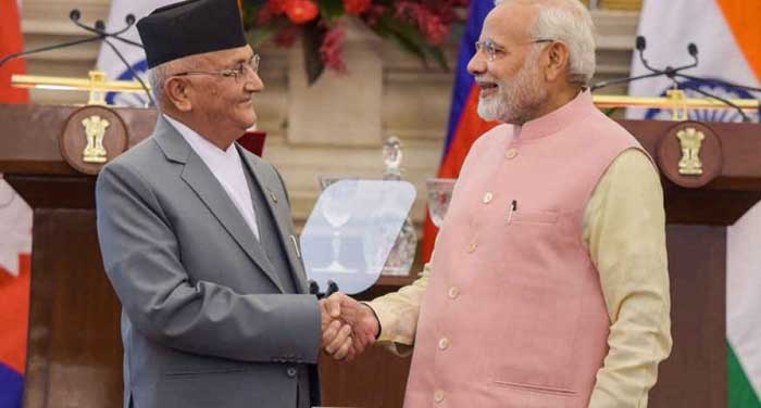 India, Nepal agree to boost security, connectivity, trade ties 1 09modi with nepal pm