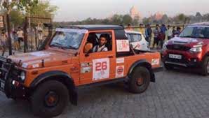 Agra Taj Car Rally flagged off 1 14car rally