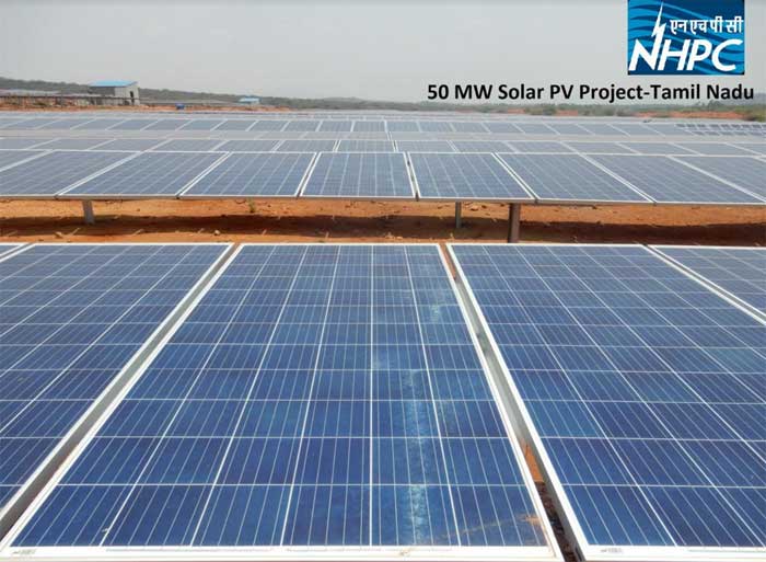 50 MW Solar PV Project of NHPC Limited in Tamil Nadu successfully synchronized with grid 1 16nhpc solar
