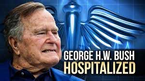 Ex-US President George H.W. Bush in intensive care 1 24george hospital
