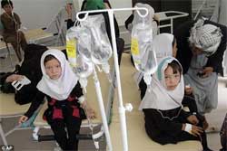 45 Afghan schoolgirls hospitalized in 'gas attack' 1 03afghan gas attack