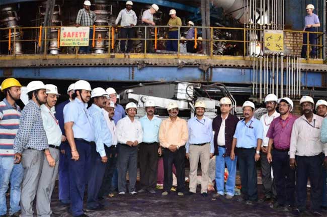 Rebuilt Blast Furnace-1 ‘Parvati’ of SAIL, Rourkela Steel Plant blown in 1 09sail project