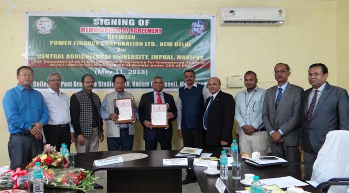 PFC SIGNS MoA WITH CENTRAL AGRICULTURAL UNIVERSITY 1 15pfc csr