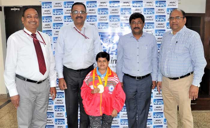 Ms. Arunachalam Nalini wins Gold Medals at International Para Athletic Championship 2018 1 21nhpc sports award