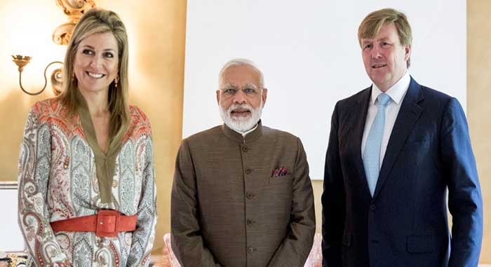 Modi meets Queen of Netherlands 1 29modi with queen netherlan