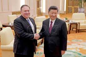 Chinese President meets US Secretary 1 15jinping with us secretary
