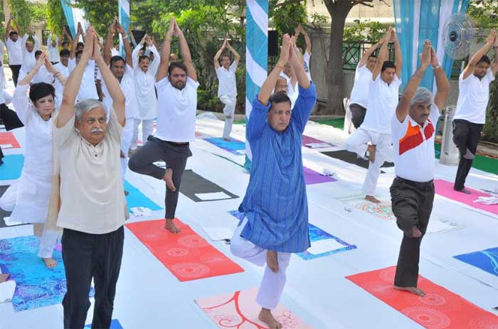 OIL INDIA LIMITED celebrates4th International Day of Yoga-2018 1 21oil india yoga day