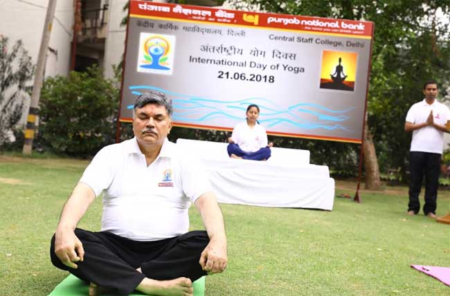 PNB celebrates yoga day 1 21pnb yoga day