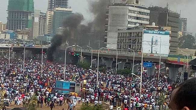 Explosion hits Ethiopian PM rally 1