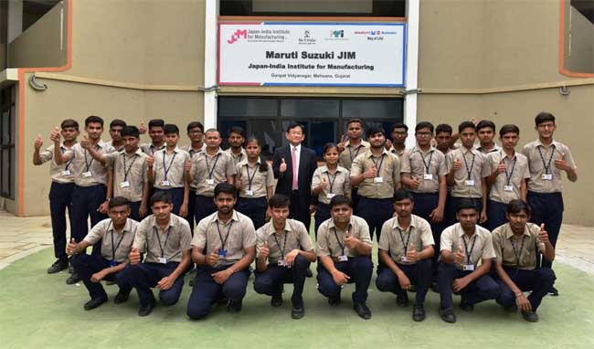 The first batch of “Japan-India Institute for Manufacturing (JIM)” in Mehsana 1 04mauti jim