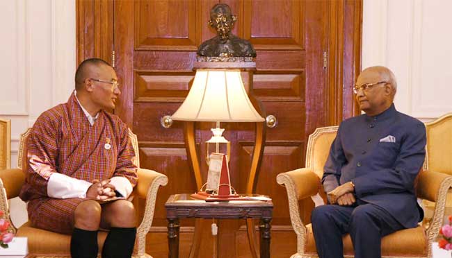 India, Bhutan share exemplary relationship: President 1 06pres with pm bhutan