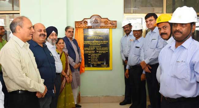 MoS for Coal & Mines Hari Bhai Parthi Bhai Chaudhary inaugurates Site office and Major Equipment’s for Neyveli New Thermal Power Project (2X500MW) 1 07nlc inaug