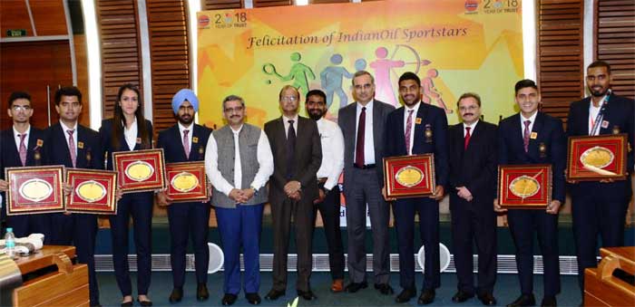 IndianOil felicitates its sportstars for rich medals haul at Asian Games 1 06iocl award
