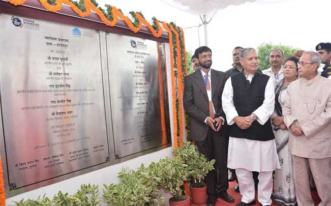 NBCC BUILT GRAMALAYA INAGURATED BY HARYANA CM 1 06nbcc inaug
