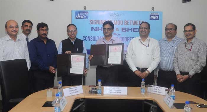 MOU signed between NHPC and BHEL 1 07nhpc mou