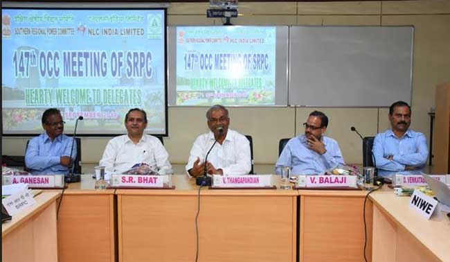 Southern Regional Power Committee Review Meeting at Neyveli 1 12nlc meeting