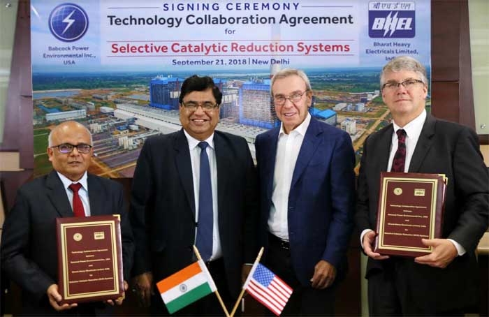 BHEL signs Technology Collaboration Agreement with Babcock Power Environmental Inc., USA 1 24bhel mou