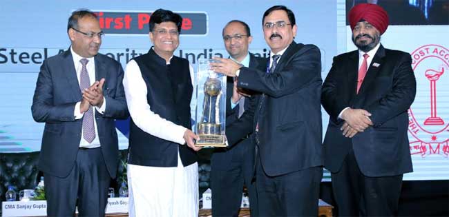 SAIL receives 15th National Award for Excellence in Cost Management 1 17sail award
