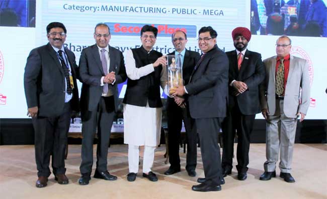 BHEL wins ICAI National Award for Excellence in Cost Management 1 18bhel award
